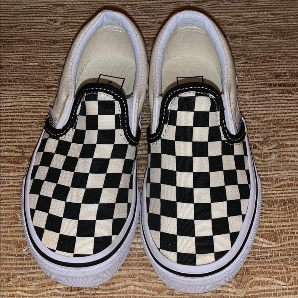Kids check-board VANS.